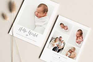 Newborn Announcement Template