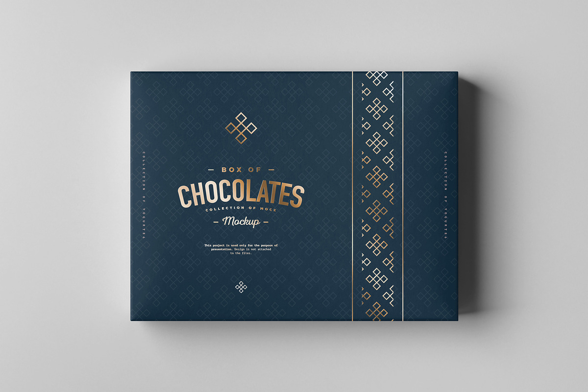 Box Of Chocolates Mock-up, a Packaging Mockup by Yogurt86 (Photo 13 of 14)
