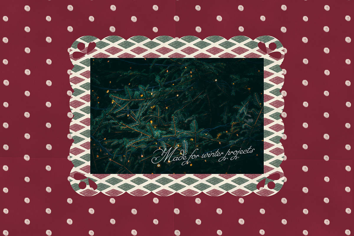 Frosted Winter Papers and Frames, a Background Graphic by Anzhelika (Photo 5 of 10)