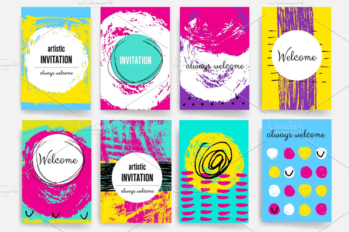 Invitation cards., an Invitation Template by DikayaMiau (Photo 1 of 8)