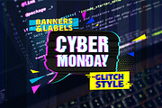 Set for Cyber Monday, a Background Graphic by Uniyok (Thumbnail 1 of 5)