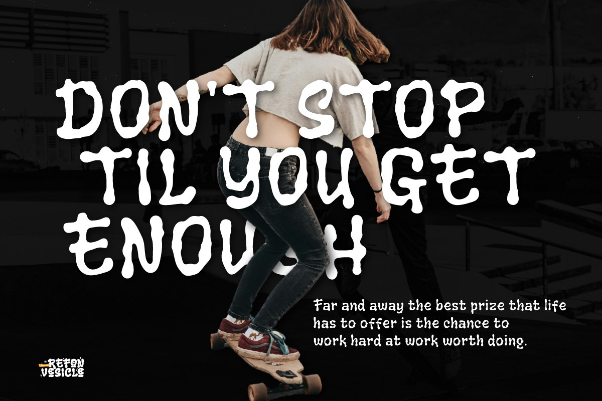 Refon Vesicle - Bubble Graffiti Font, a Handwritten Font by productype1 (Photo 2 of 10)