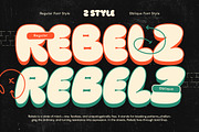 Flukin - Bubble Balloon Graffiti, a Sans Serif Font by Typia Nesia (Thumbnail 5 of 13)