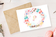 Watercolor Macaron Collection, a Food Illustration by MayaNavits (Thumbnail 9 of 10)