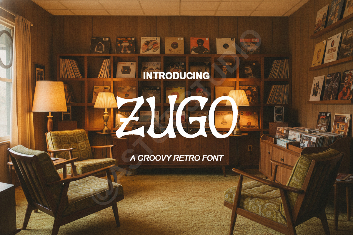 Zugo Elegant Display Typeface - Mode, a Font by Astuti Studio (Photo 1 of 16)