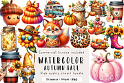Autumn Fall Sublimation Clipart, an Illustration by CreationArt (Thumbnail 1 of 6)