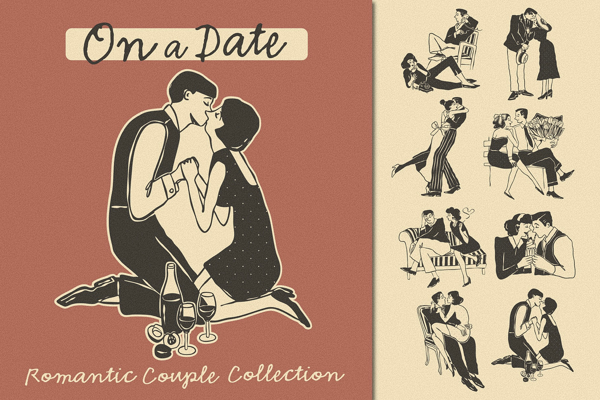 On a Date, a Person Illustration by Twisted Tail (Photo 1 of 7)