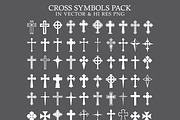 Cross Symbols Vector Pack, a Decorative Illustration by Seaquint (Thumbnail 2 of 2)
