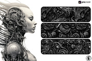 Biomech vol.2 designs & brushes, a Brush Add-On by Studio.Valhalla (Thumbnail 7 of 8)