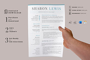 Professional Resume Format Example, a Resume Template by HIRED Design Studio (Thumbnail 6 of 18)