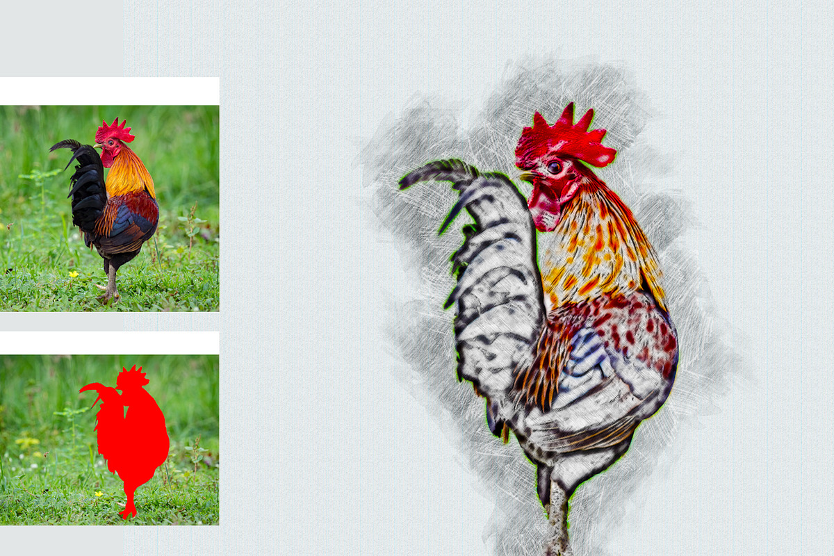 Incredible Sketching Effect, an Action Add-On by MRI STUDIO (Photo 12 of 16)