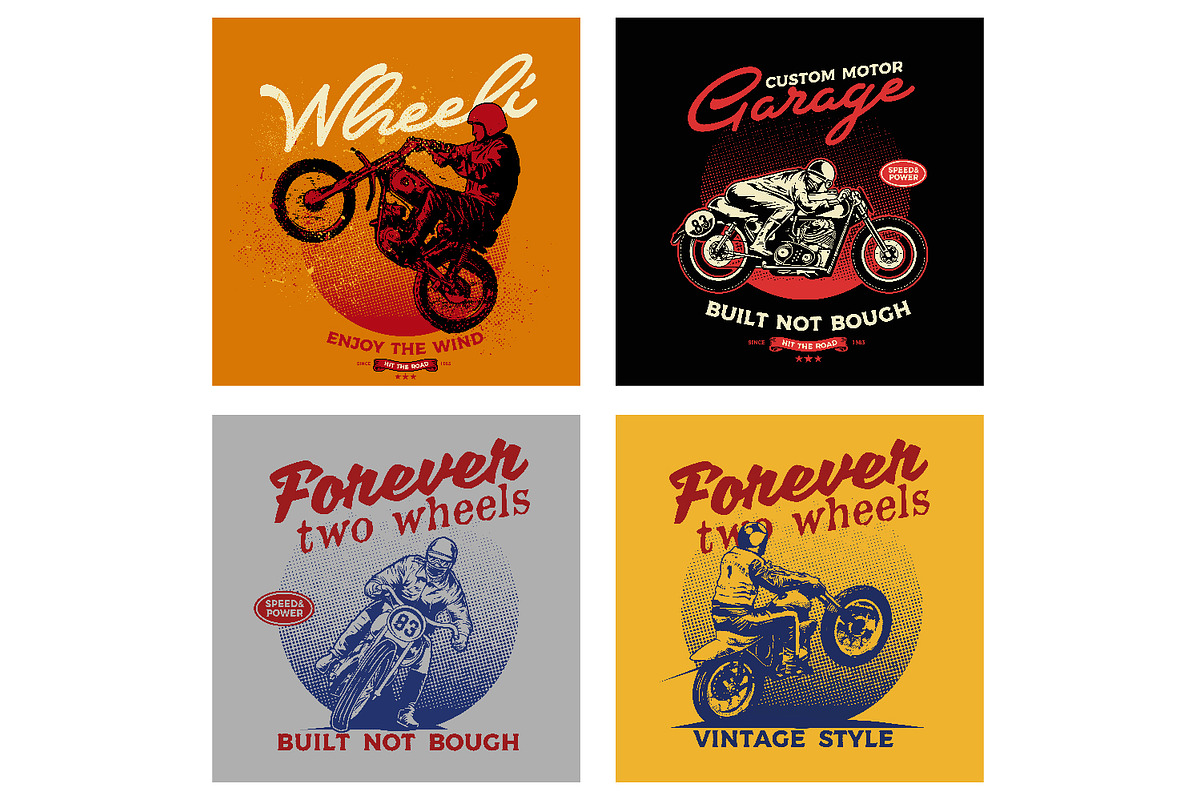 ULTIMATE MOTORCYCLE BUNDLE, a Transportation Illustration by The BolzStudio (Photo 11 of 32)