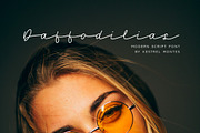 Daffodilias Monoline Script, a Script Font by INKMETHIS (Thumbnail 1 of 5)