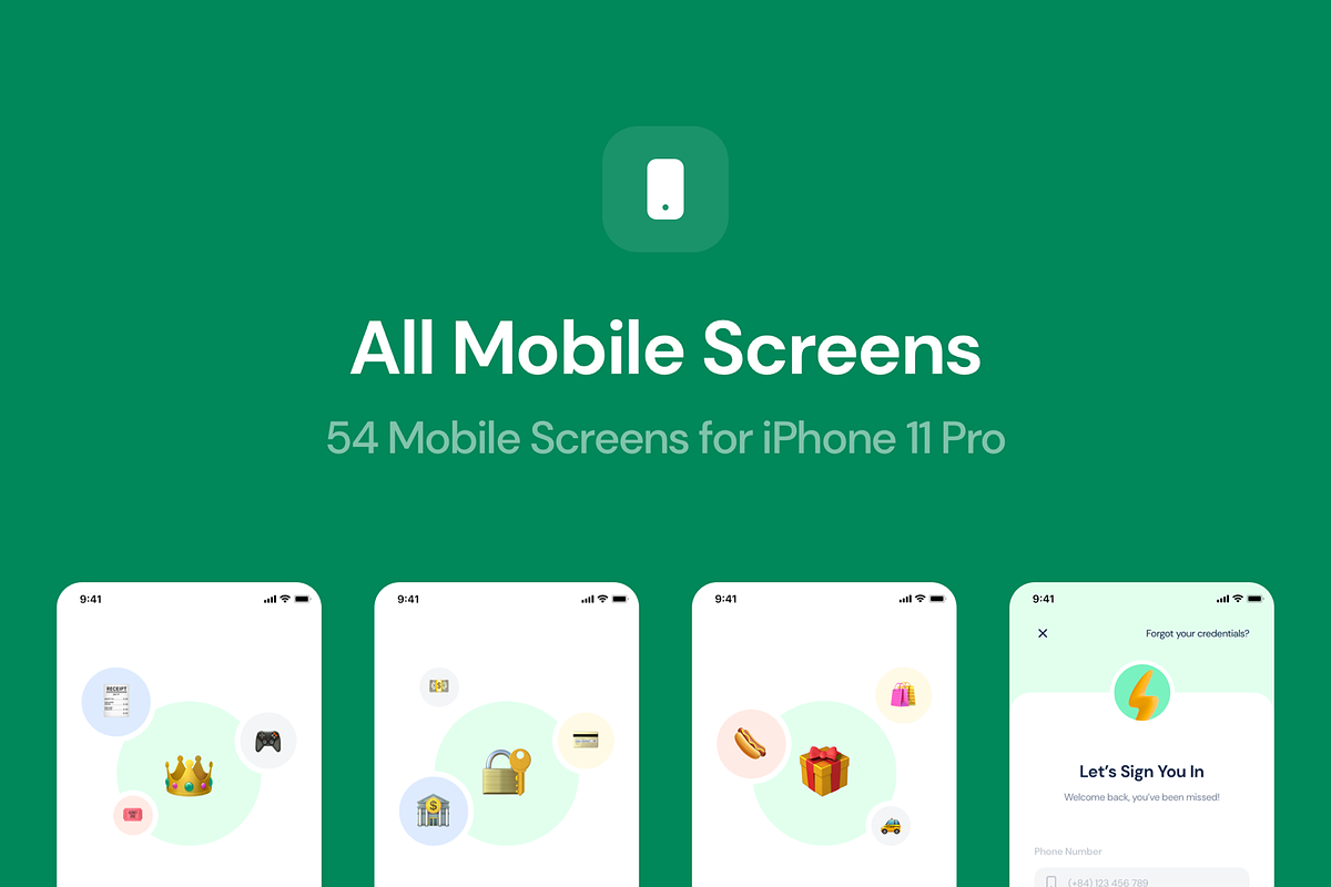 CaPay Wallet iOS UI Kit, an UI Kit Template by CaDesign (Photo 6 of 7)