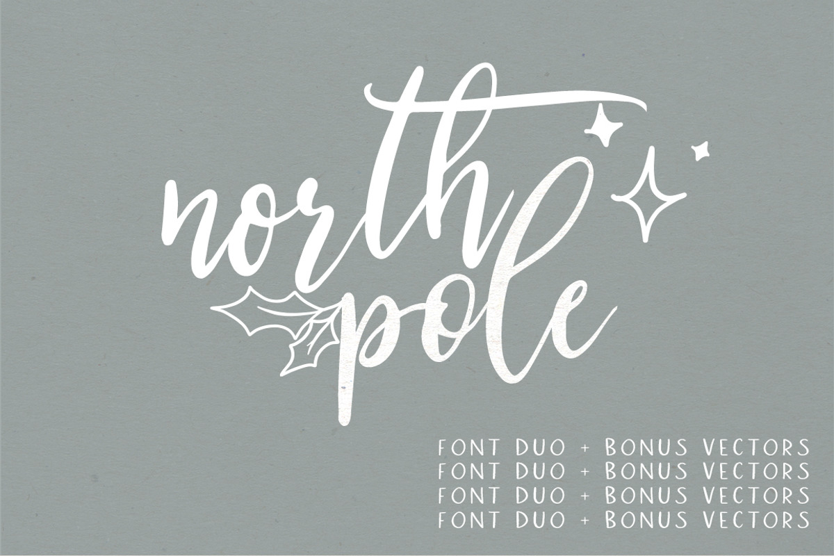 North Pole | A Holiday Font Duo preview 5