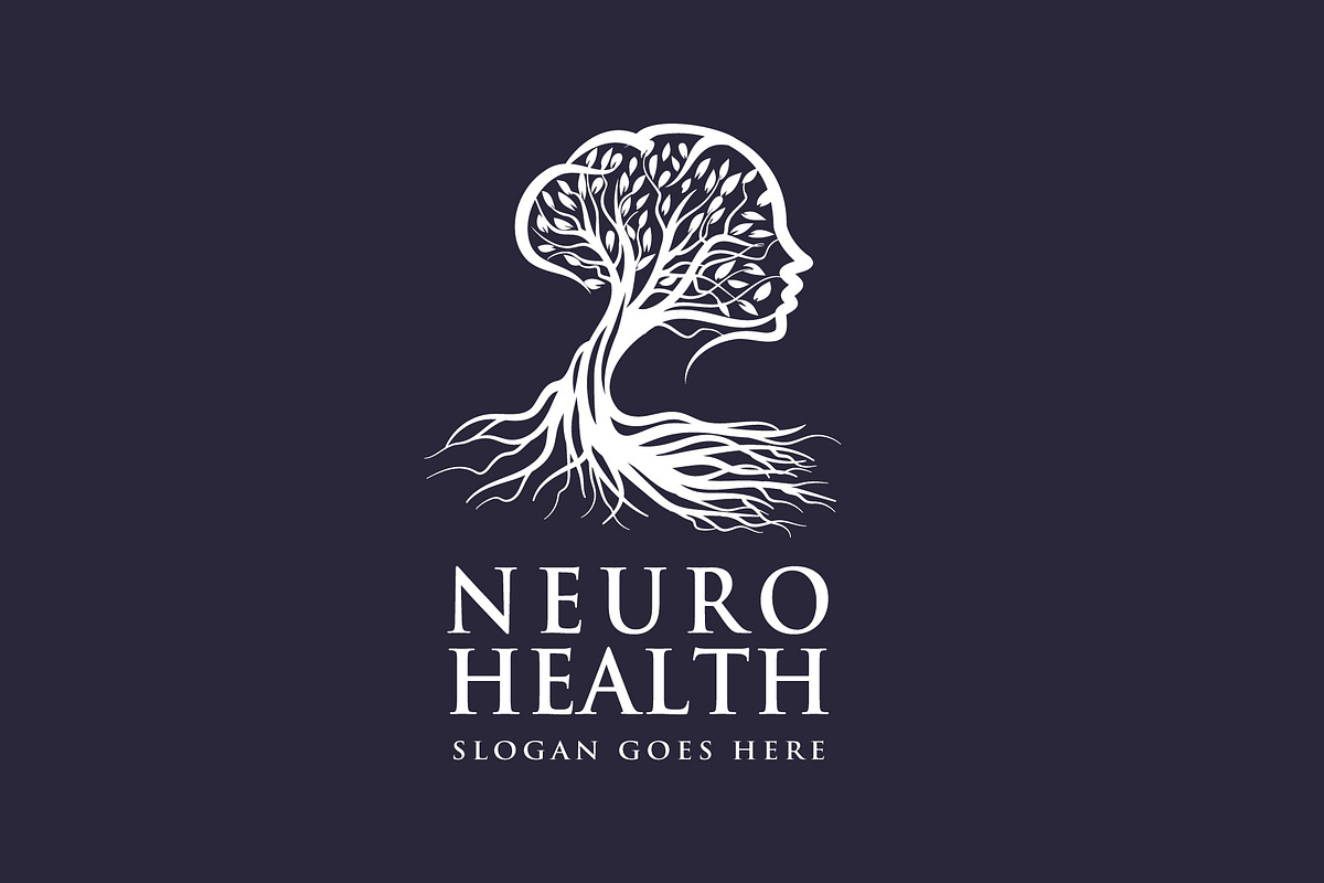 neuro health tree logo, a Branding & Logo Template by Mariyana (Photo 3 of 4)