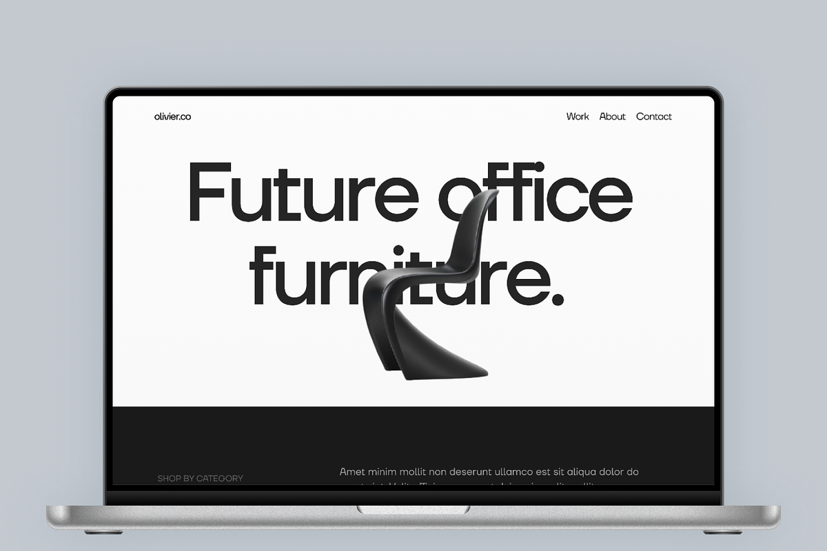 Furniture Landing Page Design, a Landing Page Template by UiDex (Photo 4 of 4)