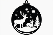 Christmas Ornament Design Bundle, an Object Graphic by balal (Thumbnail 5 of 13)