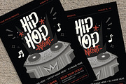 Hip Hop Music Flyer, a Flyer Template by Gumico Studio. (Thumbnail 2 of 3)