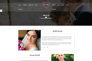 Wedding HTML Template - Love & We