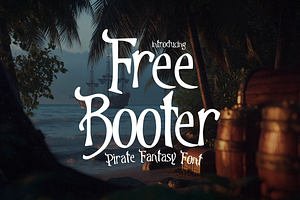Freebooter - Pirate Display, a Serif Font by HipFonts