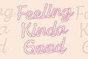 CS Renita Pixel, a Script Font by Craft Supply Co. (Thumbnail 7 of 8)