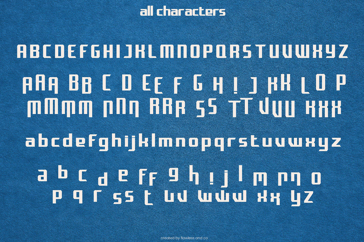 Protoser - Sports Font, a Font by Flawless And Co (Photo 9 of 9)
