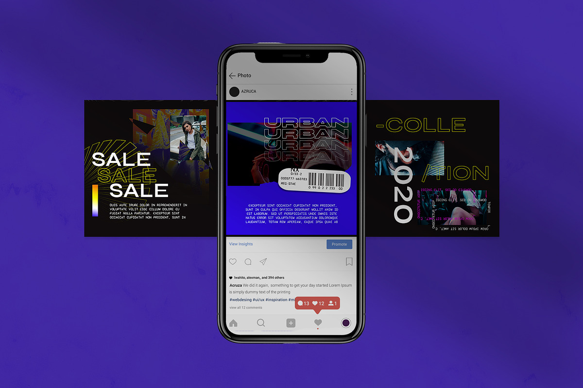 Hype Content Puzzle Instagram Feed, a Social Media Template by Azruca (Photo 3 of 6)