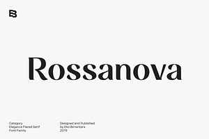 Rossanova; 36 Elegant Fonts