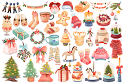Merry Christmas Watercolor Pax, an Object Graphic by Tempcraft (Thumbnail 2 of 8)