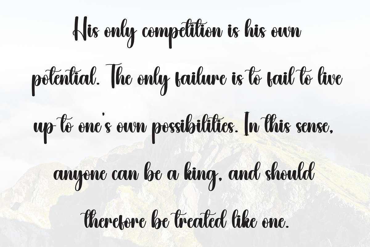 Sanitation | Script Font, a Handwritten Font by Scratchones (Photo 6 of 8)