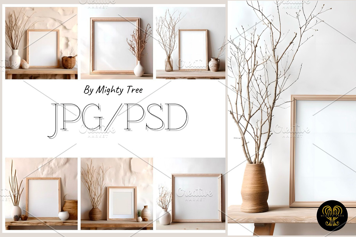 Set with frame mockups 1, an Advertising Mockup by MightyTreeIE (Photo 2 of 3)
