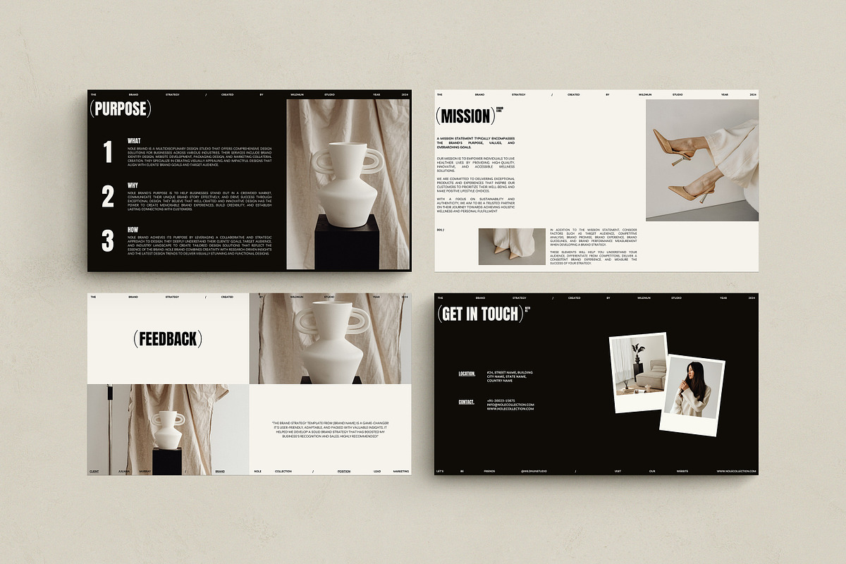 NOLE / Brand Strategy, a Presentation Template by Wildnun Studio (Photo 6 of 16)