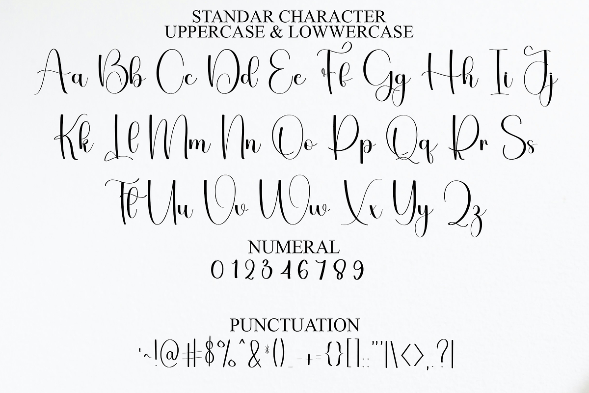 Elegant Alphabet, a Handwritten Font by FreshTypeINK (Photo 6 of 8)
