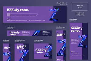 Banners Pack Beauty Zone