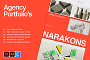Narakons - Agency Portfolio Template, a Presentation Template by Templeste (Thumbnail 3 of 8)