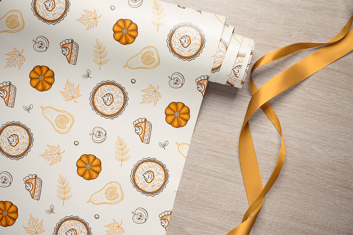 Thanksgiving Dinner Design Kit, a Seasonal Illustration by Artspace (Photo 8 of 9)