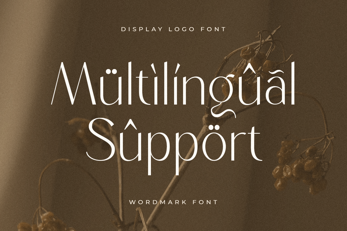 Wordmark - Display Logo Font, a Sans Serif Font by Hamz Studio (Photo 6 of 15)