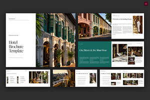 Landscape Hotel Brochure Template, a Brochure Template by BrandPacks