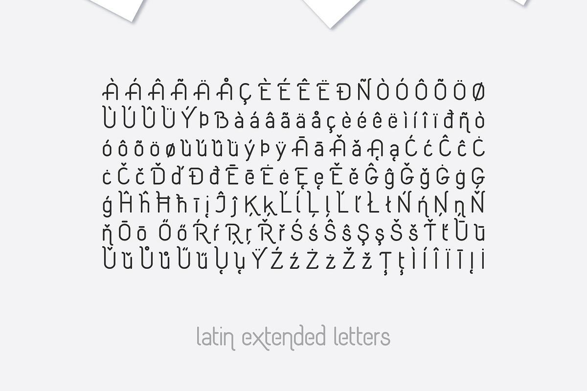 Hover Extended Font preview 8