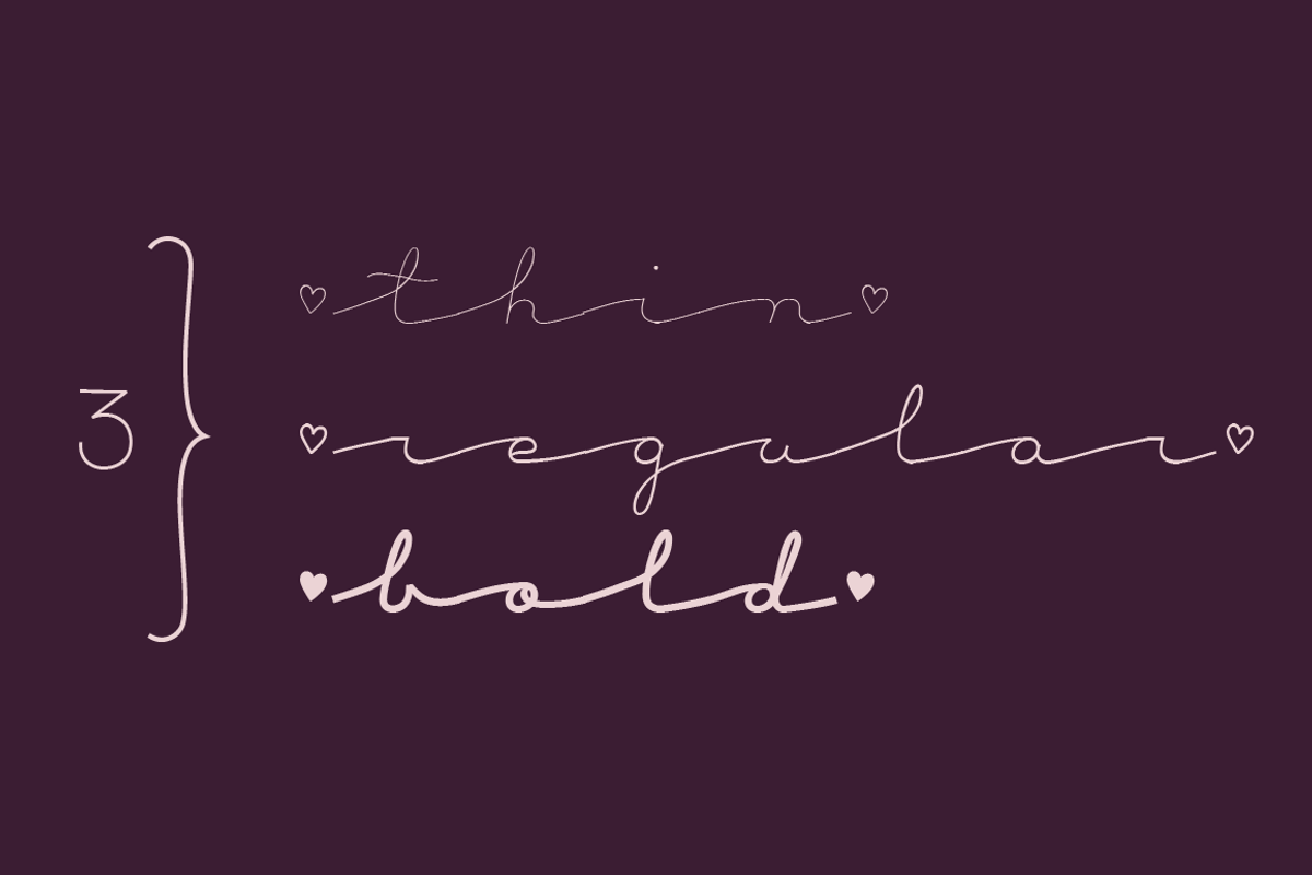 Bacana font family preview 3