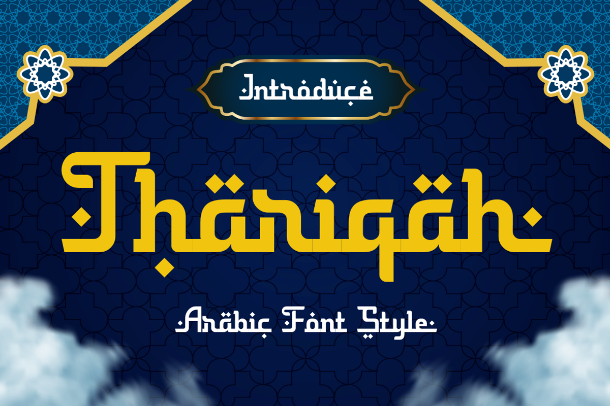 Thariqah – Arabic Font Style, a Script Font by Sronstudio (Photo 1 of 12)