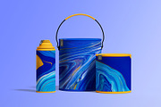 Golden & Blue textures, a Texture Graphic by Mirror Flow (Thumbnail 11 of 12)