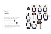 Men Hoodie Mock-ups Set FREE DEMO, a Books & Magazine Mockup by Apparel_Mockups (Thumbnail 8 of 25)