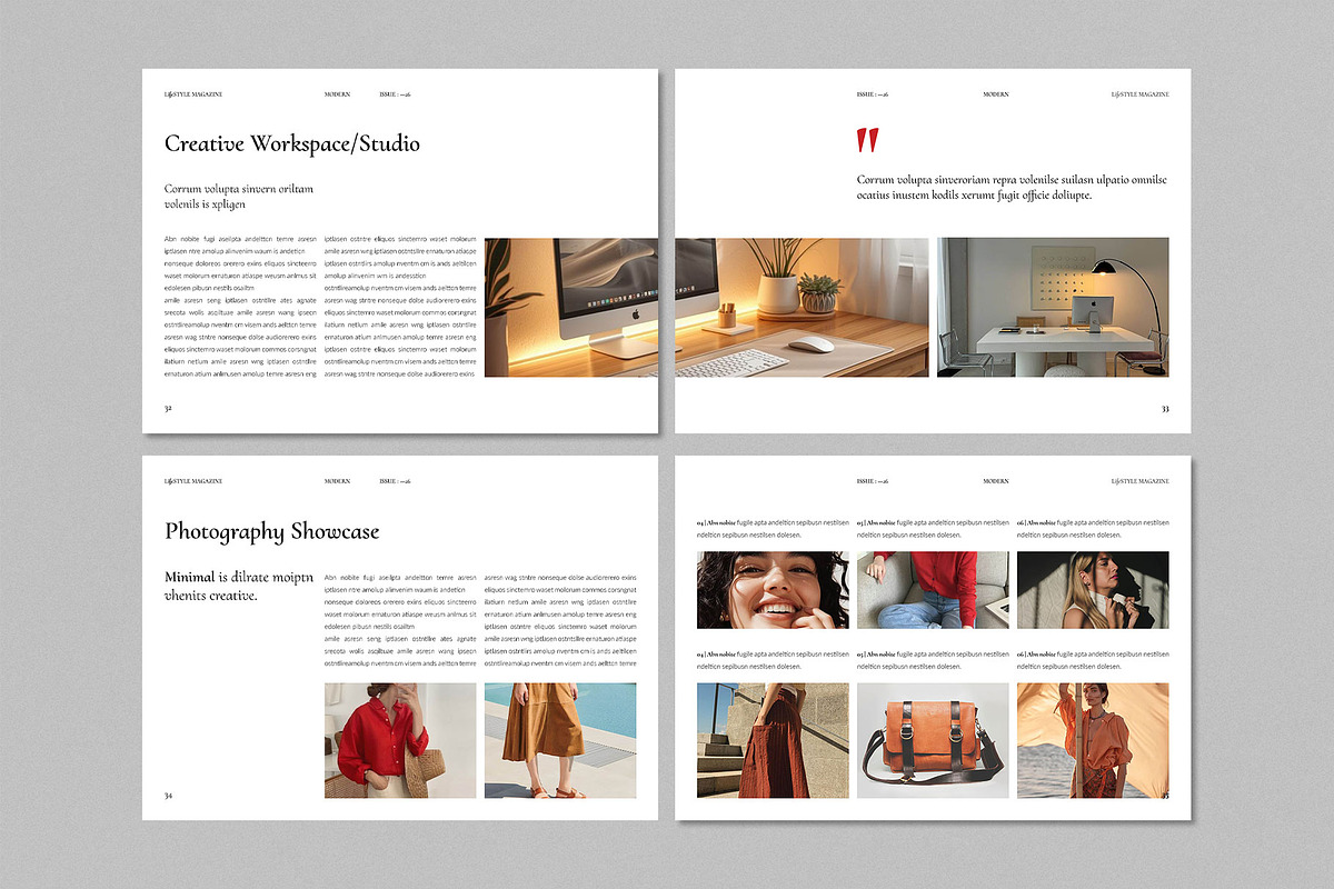 Lifestyle Magazine Template, a Magazine Template by ElvinPrint (Photo 9 of 13)