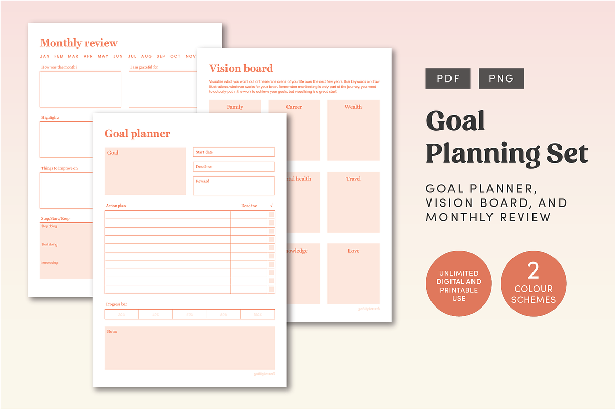 Nova Ultimate Planning Set, a Templates & Theme by Sofillyletters (Photo 1 of 4)