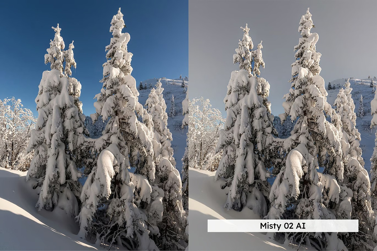 20 Winter Forest Lightroom Presets, a Preset Add-On by Hubzway (Photo 9 of 13)