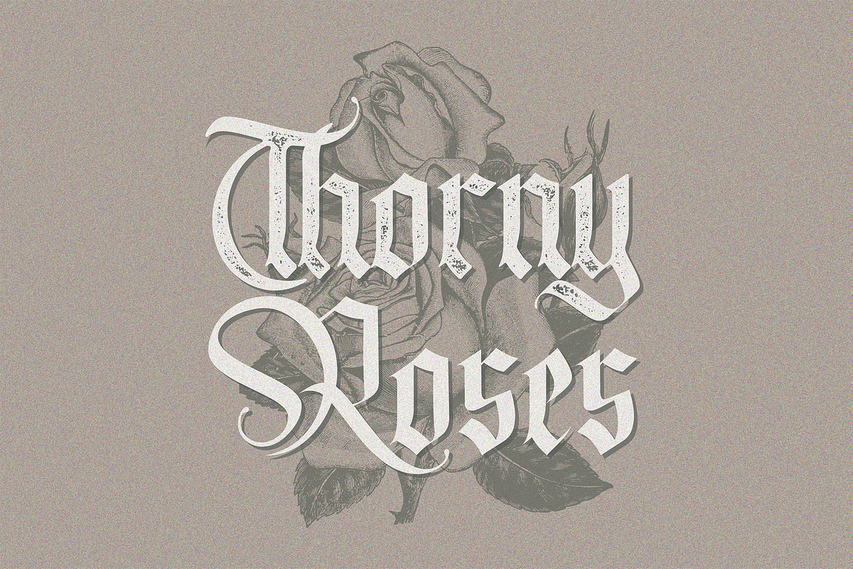 Midtown, a Blackletter Font by Omotu Studio (Photo 4 of 12)