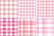 Blush Pink Gingham Plaid Digital Pap, a Texture Illustration by DreamPrint404 (Thumbnail 2 of 3)