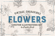 Flowers Engravings, an Object Graphic by Graphic Goods (Thumbnail 1 of 6)